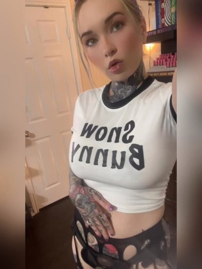 Watch DaddysInkySnowBunny ♠️🐇& Mistress😈's leaked NSFW video on TwXstars