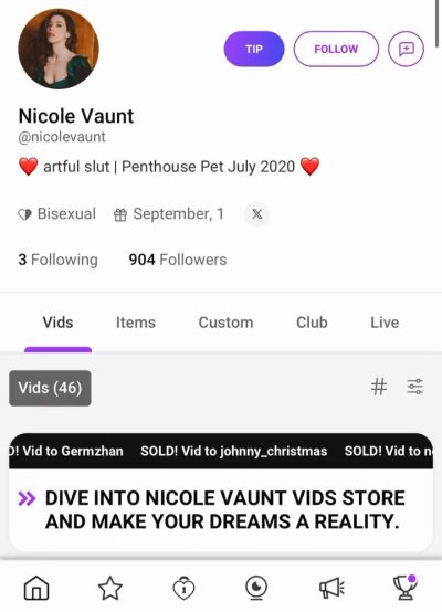 Watch Nicole Vaunt's leaked NSFW video on TwXstars