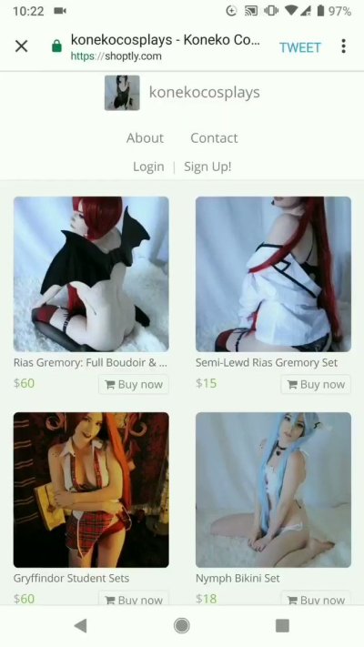Watch Koneko Cosplays's leaked NSFW video on TwXstars