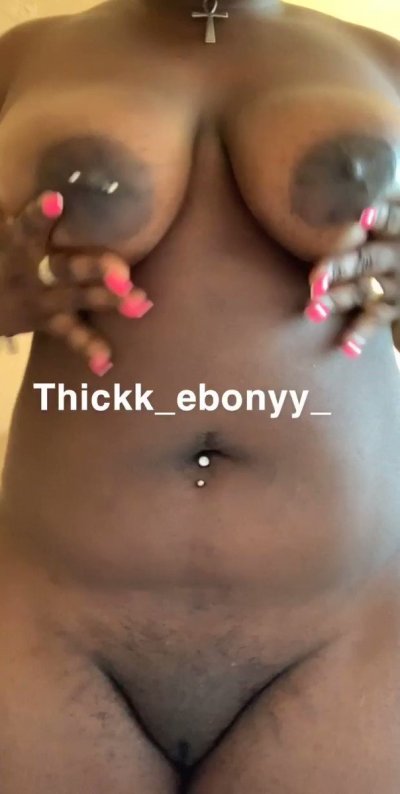 Watch Thickk Ebonyy 💦's leaked NSFW video on TwXstars