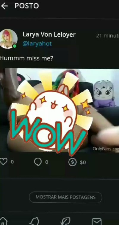 Watch Larya Von's leaked NSFW video on TwXstars