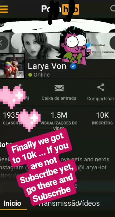 Watch Larya Von's leaked NSFW video on TwXstars