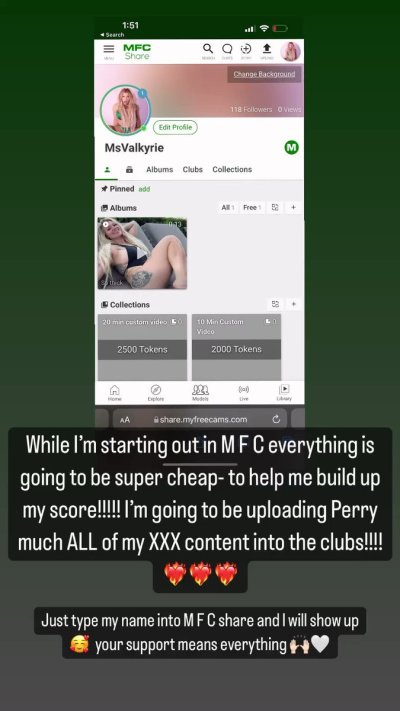 Watch MsValkyrie's leaked NSFW video on TwXstars