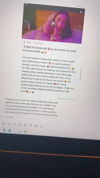 Watch Kitten_Sophie🐱🩷's leaked NSFW video on TwXstars