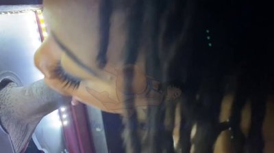 Watch Thee Ebony Gloryhole Princess in The DMV's leaked NSFW video on TwXstars