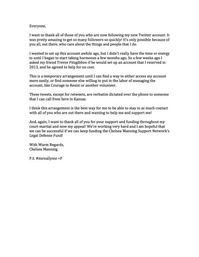 Watch Chelsea E. Manning's leaked NSFW photo on TwXstars