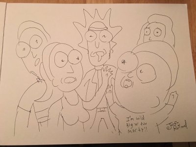 Watch Rick and Morty's leaked NSFW photo on TwXstars