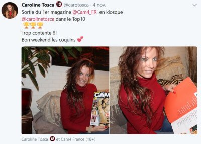 Watch Caroline Tosca's leaked NSFW photo on TwXstars