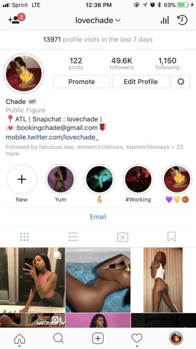 Watch lovechade🇻🇮's leaked NSFW photo on TwXstars