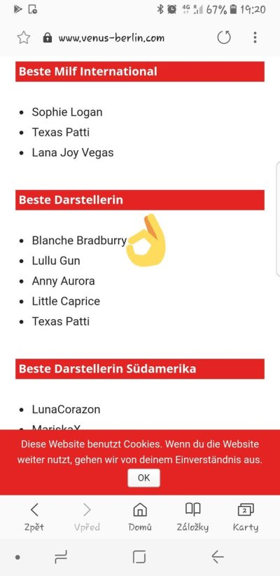 Watch Blanche Bradburry 🔞 official's leaked NSFW photo on TwXstars