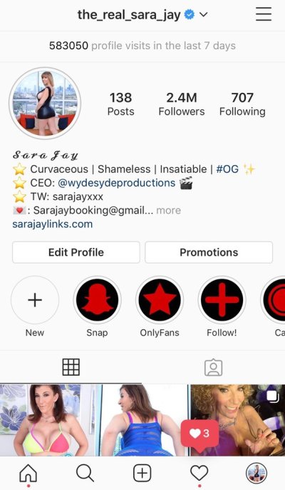 Watch Sara Jay SFW Official's leaked NSFW photo on TwXstars