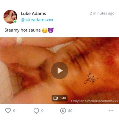 Watch Luke Adams's leaked NSFW photo on TwXstars