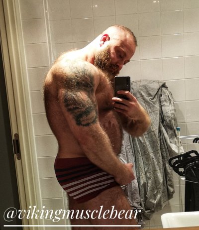 Watch vikingmusclebear's leaked NSFW photo on TwXstars