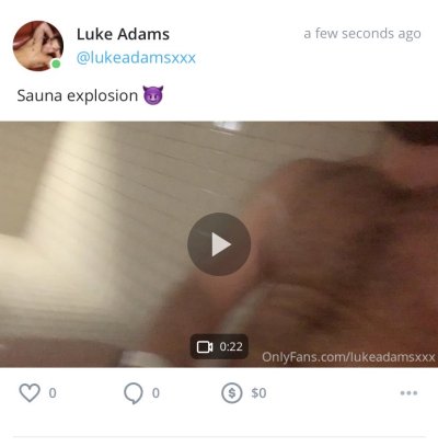 Watch Luke Adams's leaked NSFW photo on TwXstars
