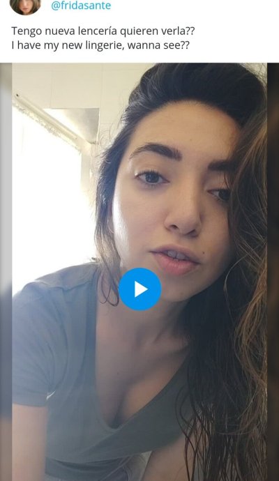 Watch Frida Sante's leaked NSFW photo on TwXstars