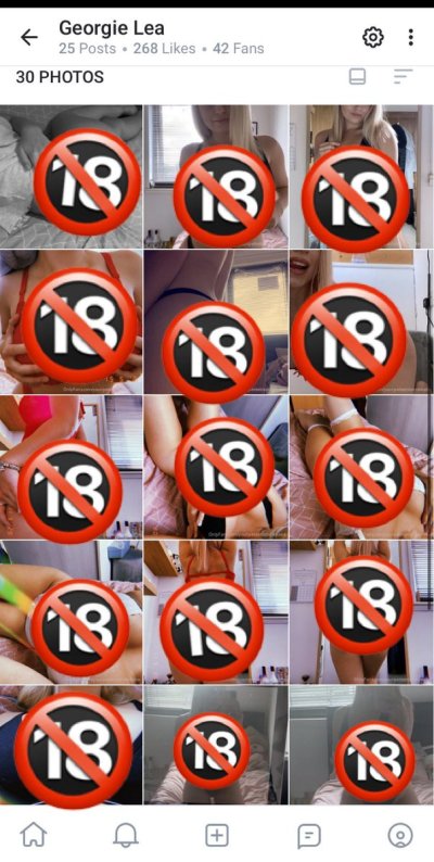 Watch Georgie Lea top 5.6% OF's leaked NSFW photo on TwXstars