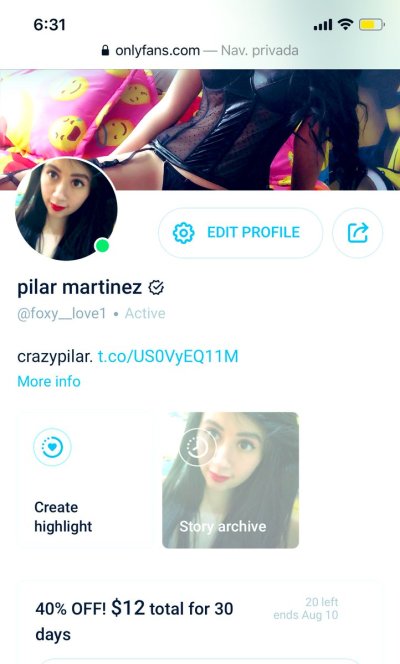 Watch pilar martinez 🩺🔞's leaked NSFW photo on TwXstars