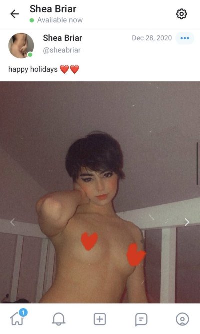 Watch Shea Briar's leaked NSFW photo on TwXstars