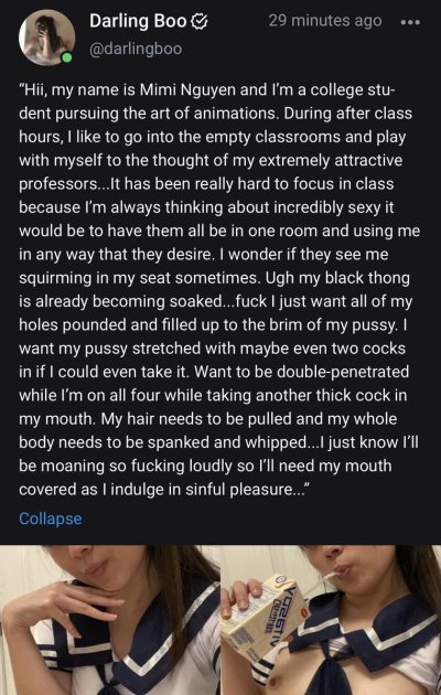 Watch DarlingBoo, Your Goon Fuel 💋's leaked NSFW photo on TwXstars