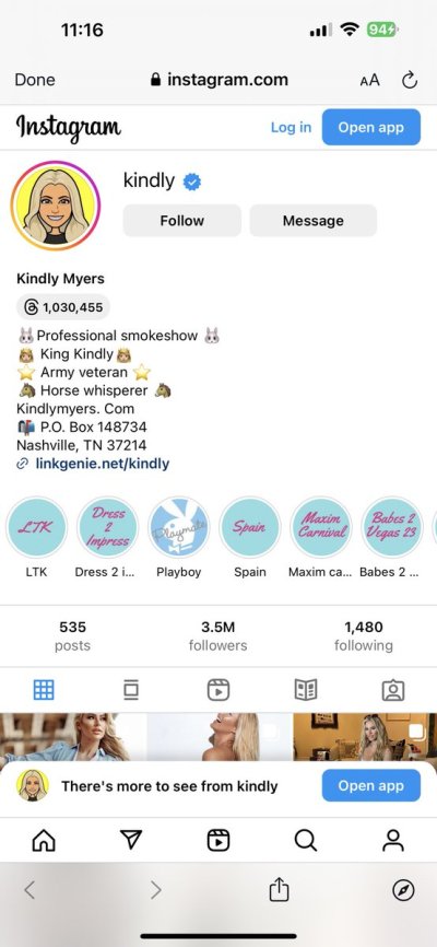 Watch kindly myers's leaked NSFW photo on TwXstars