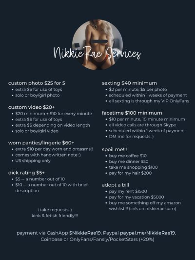 Watch 💕 NikkieRae 💕$5 No PPV's leaked NSFW photo on TwXstars