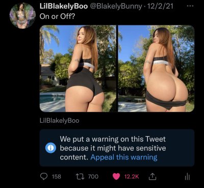 Watch LilBlakelyBoo's leaked NSFW photo on TwXstars