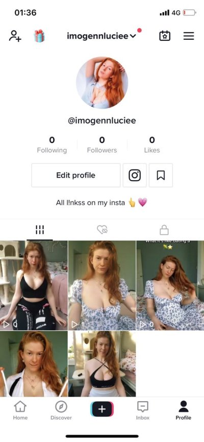 Watch Imogen Lucie's leaked NSFW photo on TwXstars