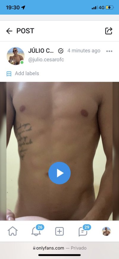 Watch Julio's leaked NSFW photo on TwXstars