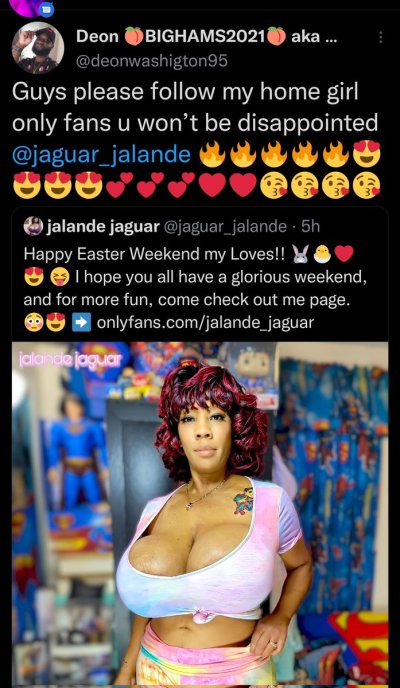 Watch jalande jaguar's leaked NSFW photo on TwXstars