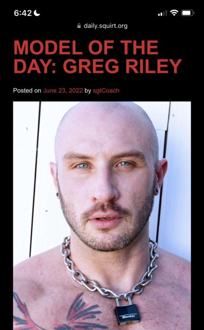 Watch GregRileyXXX's leaked NSFW photo on TwXstars