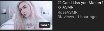 Watch RoseASMR's leaked NSFW photo on TwXstars