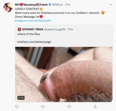 Watch SATANIC YØGA's leaked NSFW photo on TwXstars