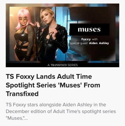 Watch TS Foxxy's leaked NSFW photo on TwXstars