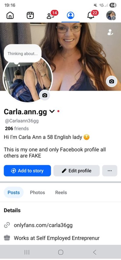 Watch Glamgran56 Carla-ann 🇬🇧's leaked NSFW photo on TwXstars