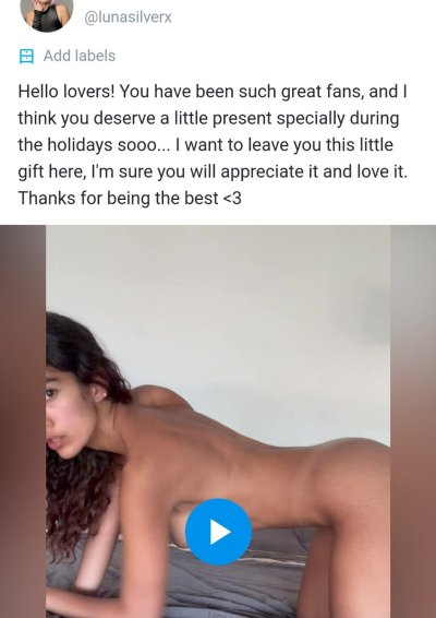 Watch Luna ☾'s leaked NSFW photo on TwXstars