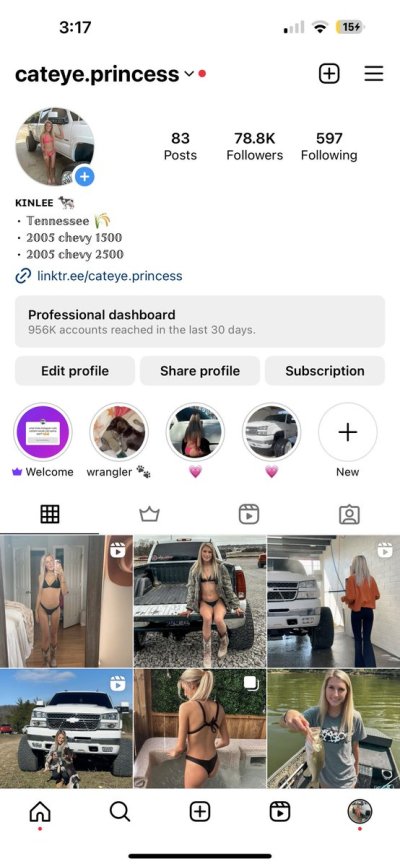 Watch kinlee 👸🏼's leaked NSFW photo on TwXstars