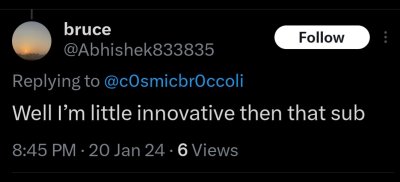 Watch 🛸Ｃｏｓｍｉｃ Ｂｒｏｃｃｏｌｉ🥦 ℕ𝕠𝕨 𝕠𝕟𝕝𝕪 $𝟞.𝟞𝟡's leaked NSFW photo on TwXstars