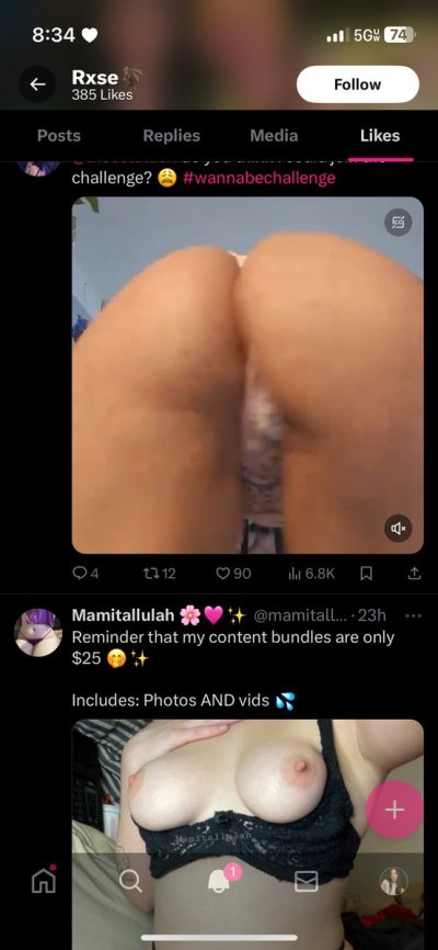 Watch Scarlette's leaked NSFW photo on TwXstars