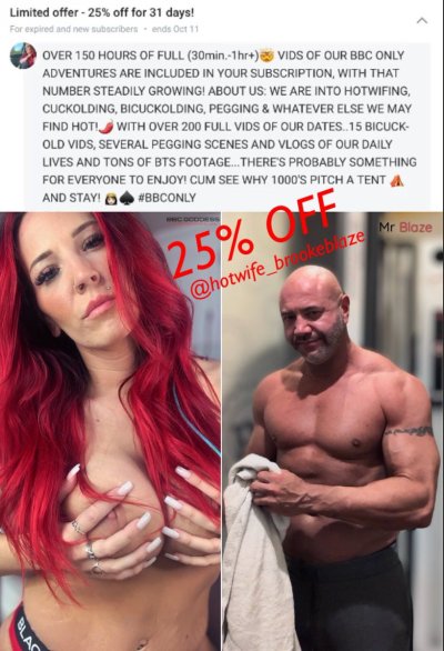 Watch Hotwife Brooke Blaze's leaked NSFW photo on TwXstars