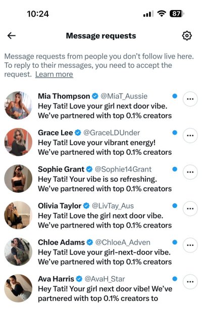 Watch Tati Evans🦋's leaked NSFW photo on TwXstars