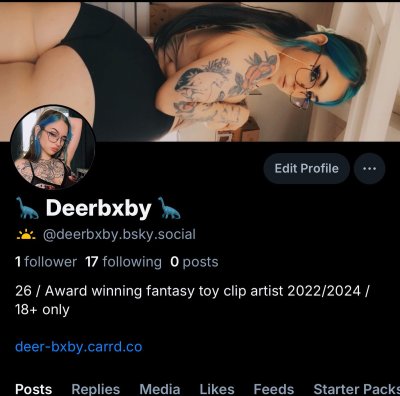 Watch 🪼 Deerbxby 🪼's leaked NSFW photo on TwXstars