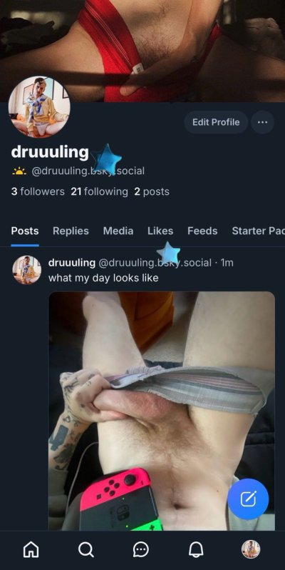 Watch druuuling 🤤's leaked NSFW photo on TwXstars