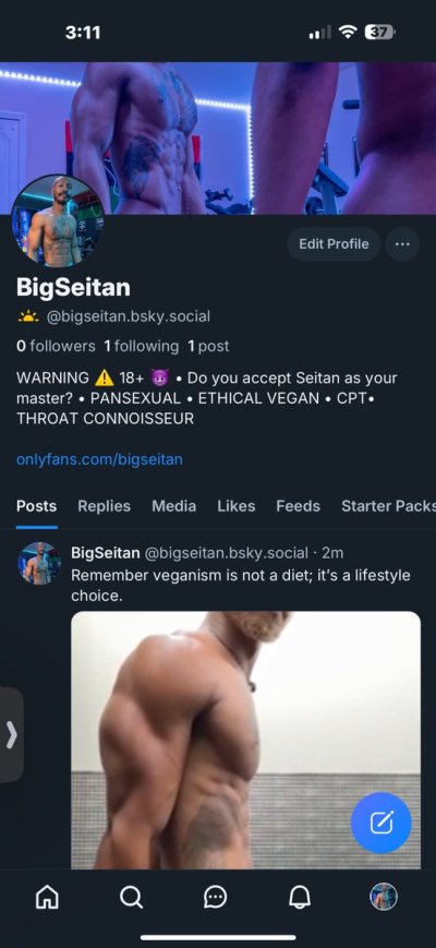 Watch BigSeitan Ⓥ's leaked NSFW photo on TwXstars