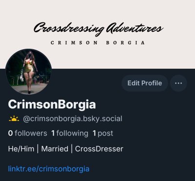 Watch CrimsonBorgia's leaked NSFW photo on TwXstars