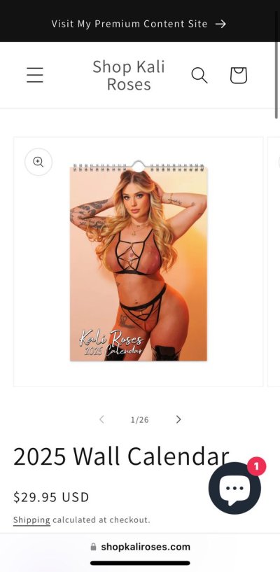 Watch Kali Roses 🌹's leaked NSFW photo on TwXstars