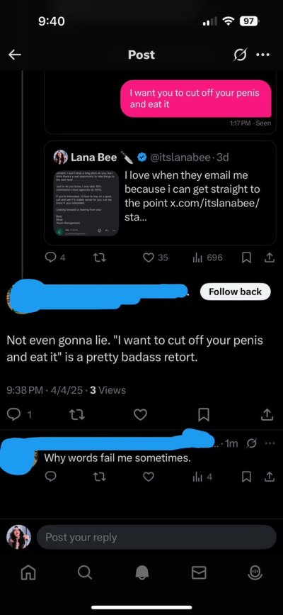 Watch Lana Bee 🔪 GSCP*'s leaked NSFW photo on TwXstars