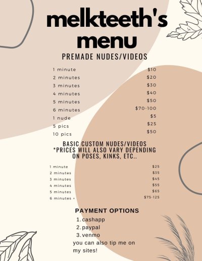Watch melkteeth's leaked NSFW photo on TwXstars