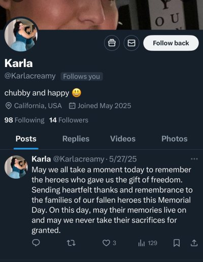 Watch OnlyKarlaLane's leaked NSFW photo on TwXstars