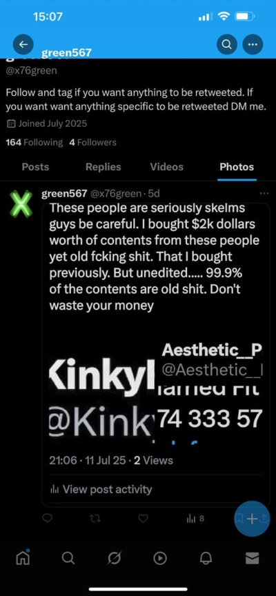 Watch 🍒 Kinky Lyrical 🍒's leaked NSFW photo on TwXstars