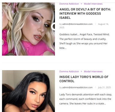 Watch DommeAddiction.com's leaked NSFW photo on TwXstars